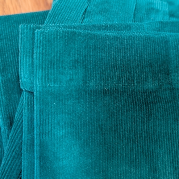NWT Marni x Uniqlo Green Pleated Corduroy Pants Size XS - Picture 10 of 10